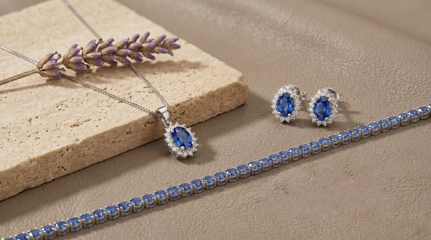 Más allá del Anillo: Pendientes, Collares y Brazaletes con Zafiros que Transforman tu Look