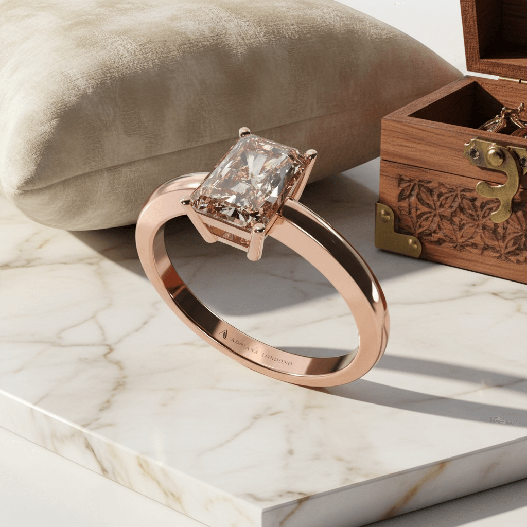 Corte radiant diamante laboratorio Adriana Londoño