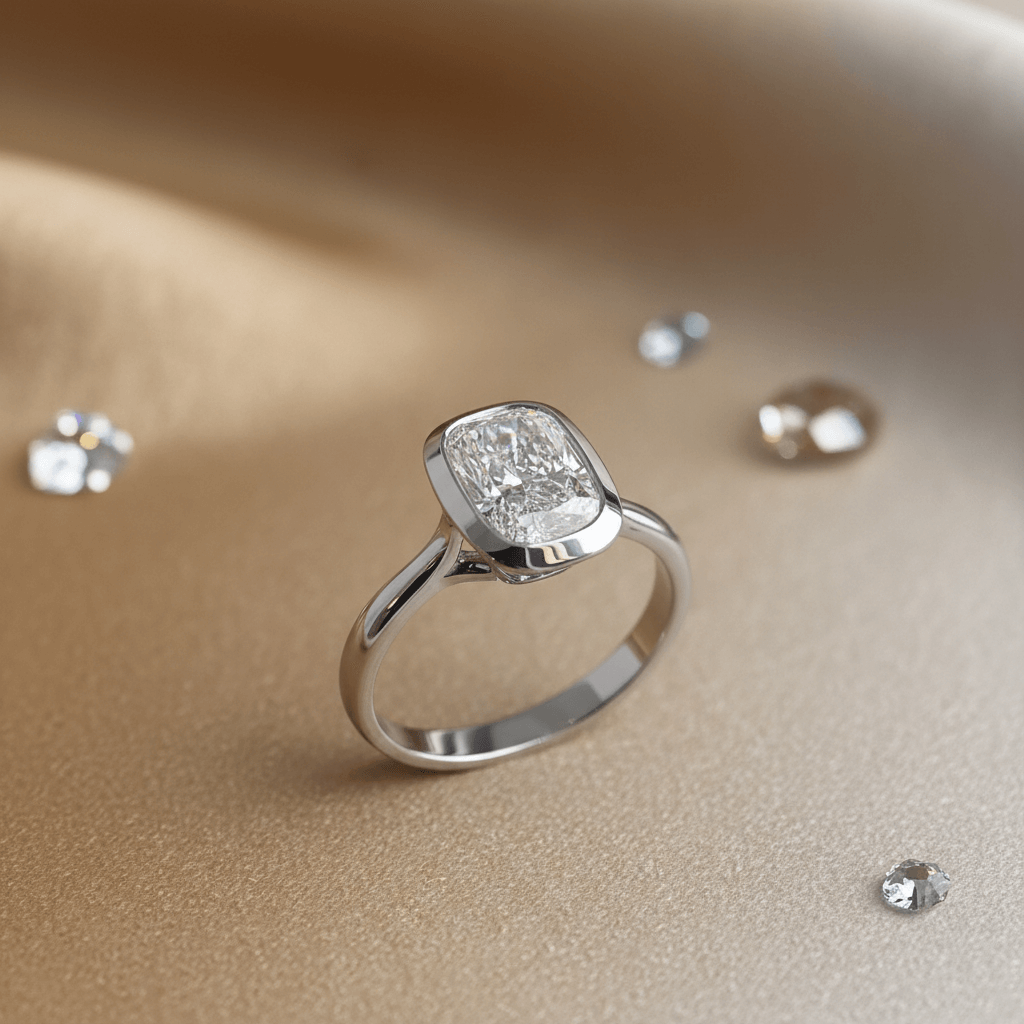 Forma cushion cut elegancia clásica