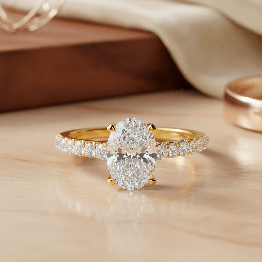 Forma diamante oval tendencia Adriana Londoño